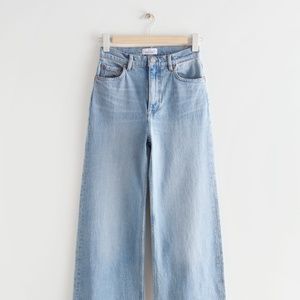 & OTHER STORIES Treasure Cut Jeans in Light Blue